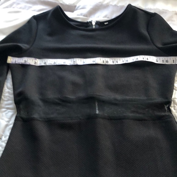 2/30🌻Very Sexy Little Black Dress Long Sleeve M - Picture 4 of 7